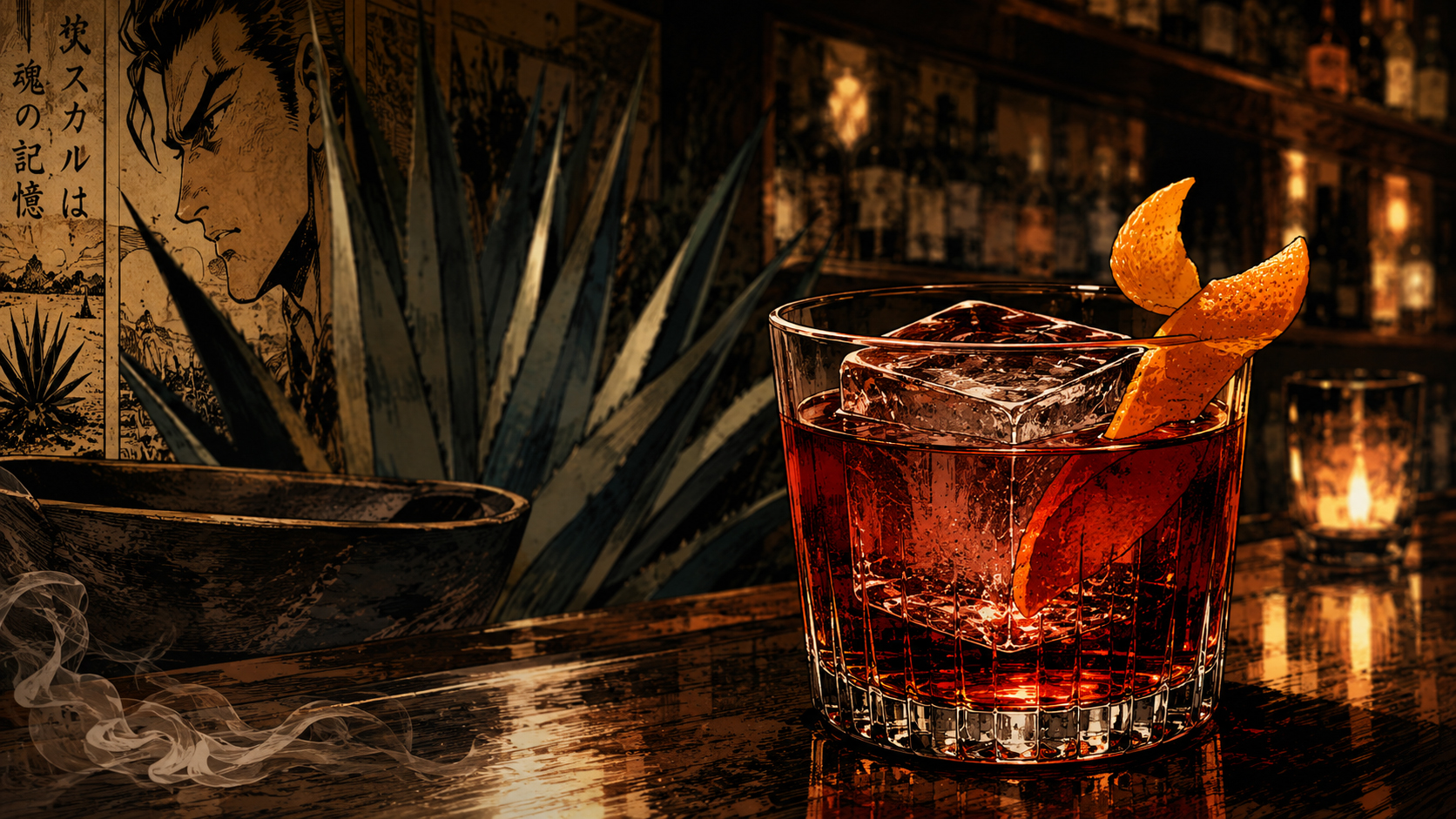 Drink #005: Mezcal Negroni from MezcalDaily's 21 great mezcal drinks for adults 21+.