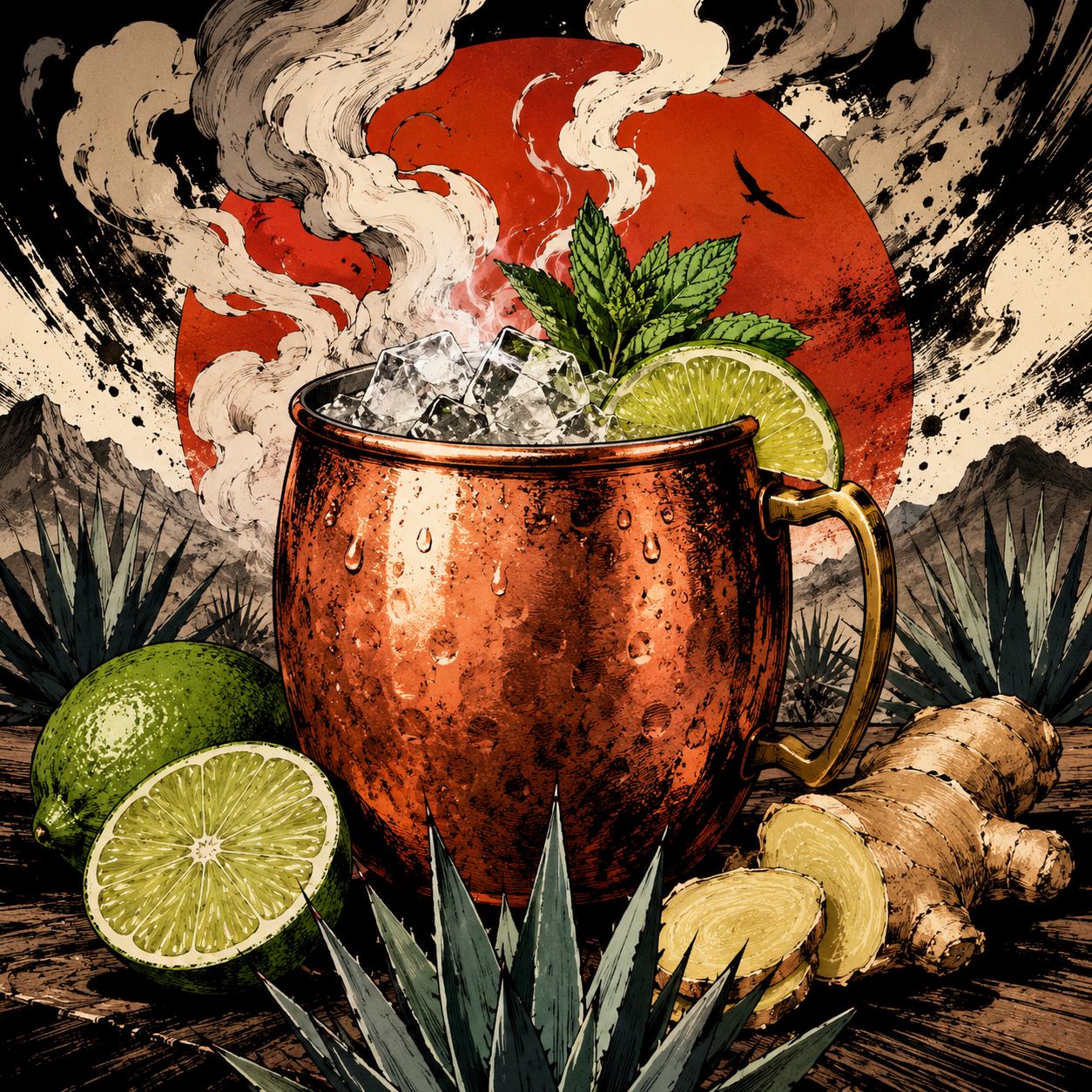 Square archive thumbnail for Drink #006 Mezcal Mule.