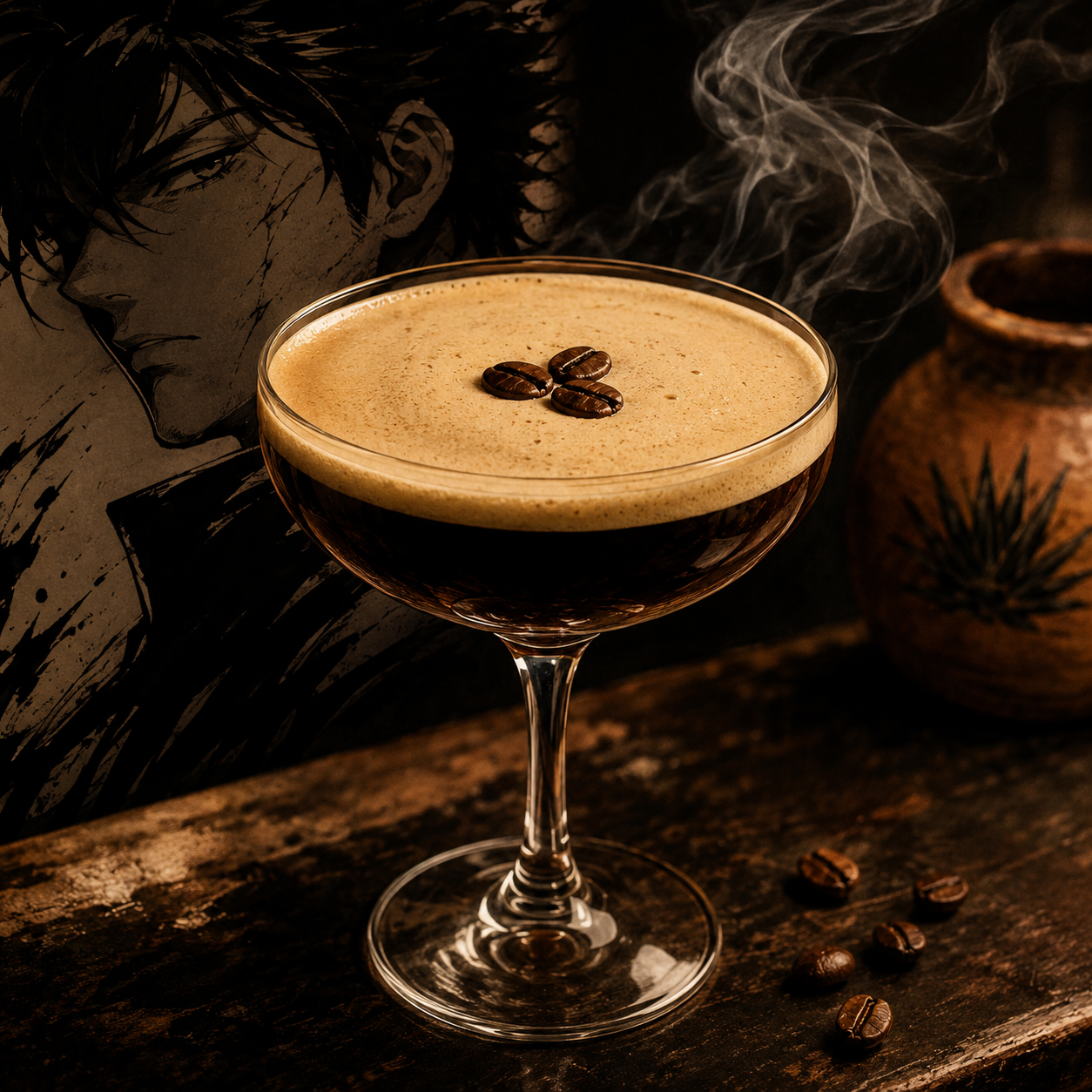 Square archive thumbnail for Drink #008 Mezcal Espresso Martini.
