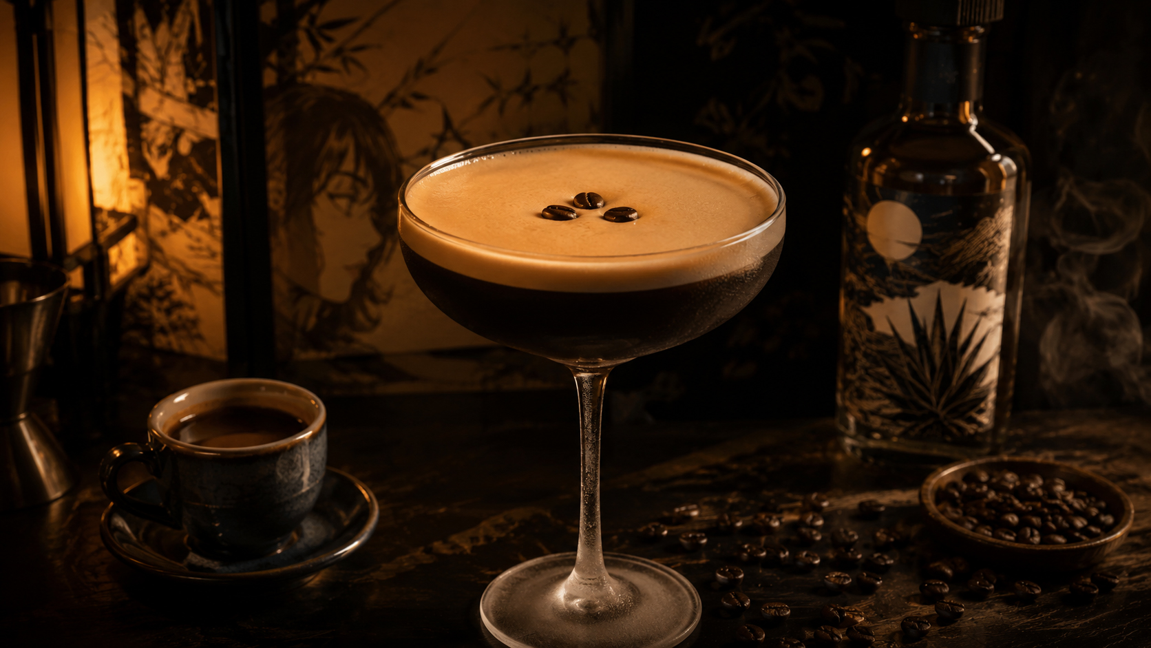 Drink #008: Mezcal Espresso Martini from MezcalDaily's 21 great mezcal drinks for adults 21+.