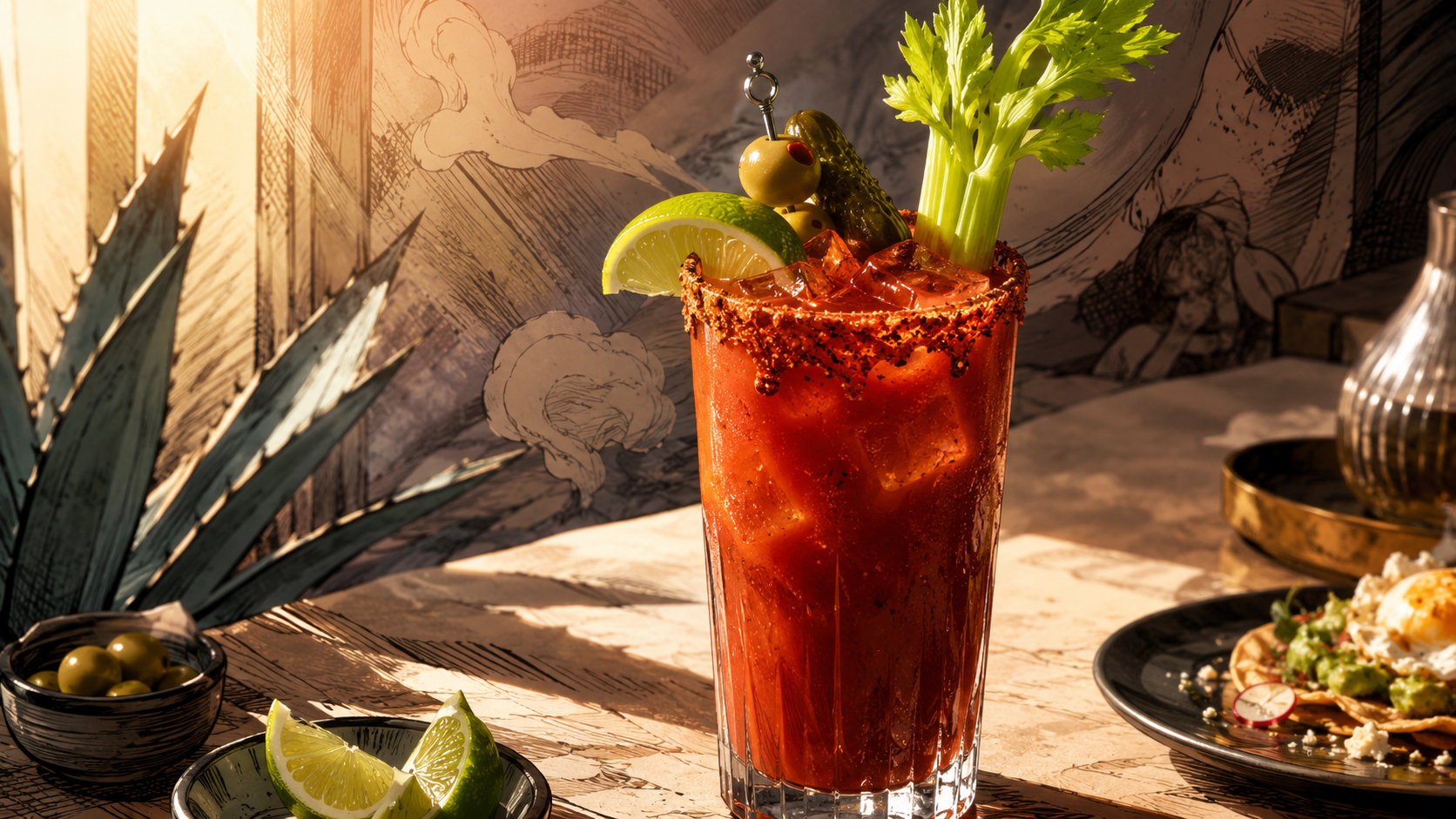 Drink #010: Mezcal Bloody Maria from MezcalDaily's 21 great mezcal drinks for adults 21+.