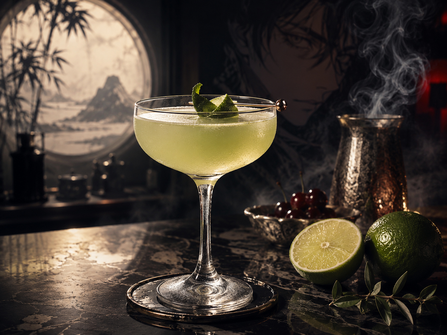 Drink #012: Mezcal Last Word from MezcalDaily's 21 great mezcal drinks for adults 21+.