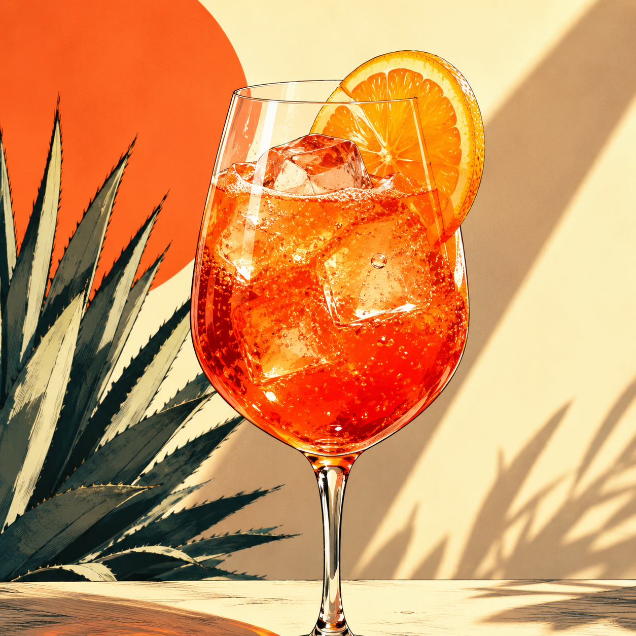 Square archive thumbnail for Drink #017 Mezcal Spritz.