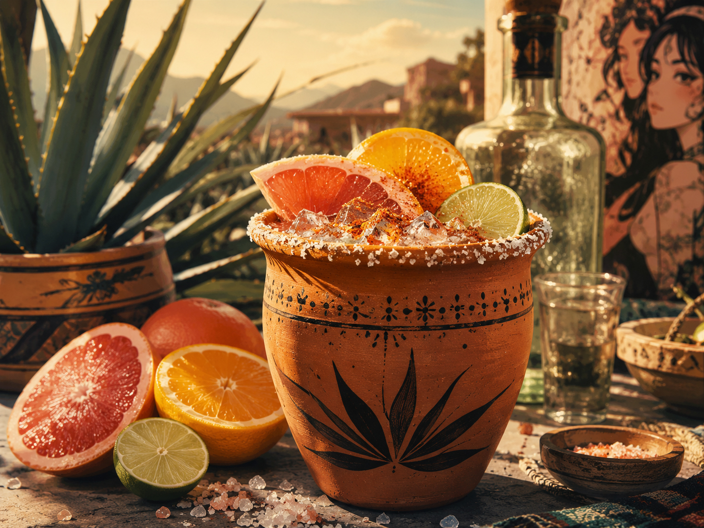 Drink #019: Mezcal Cantarito from MezcalDaily's 21 great mezcal drinks for adults 21+.